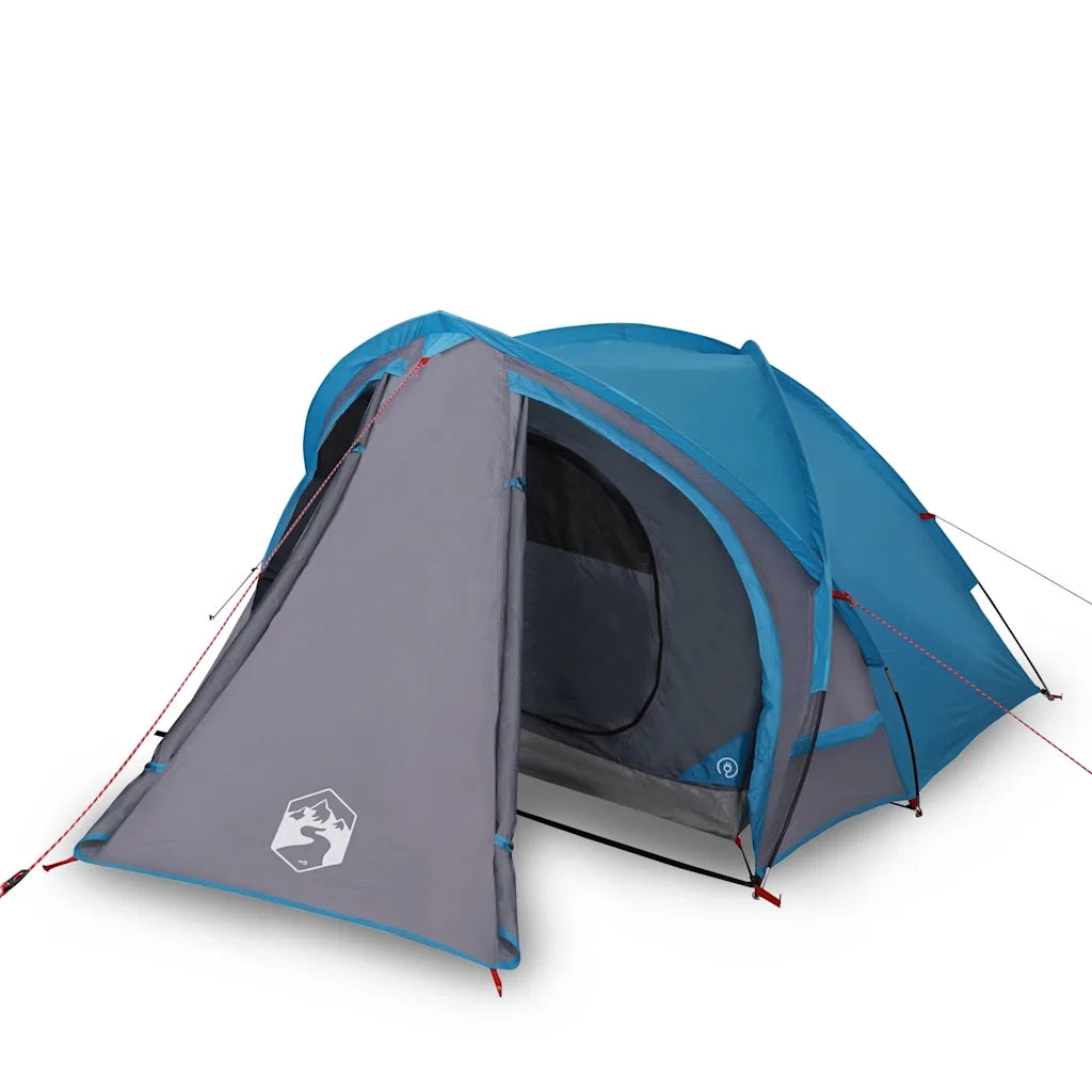 Tenda da Campeggio a Cupola per 2 Persone Blu Impermeabile 94340