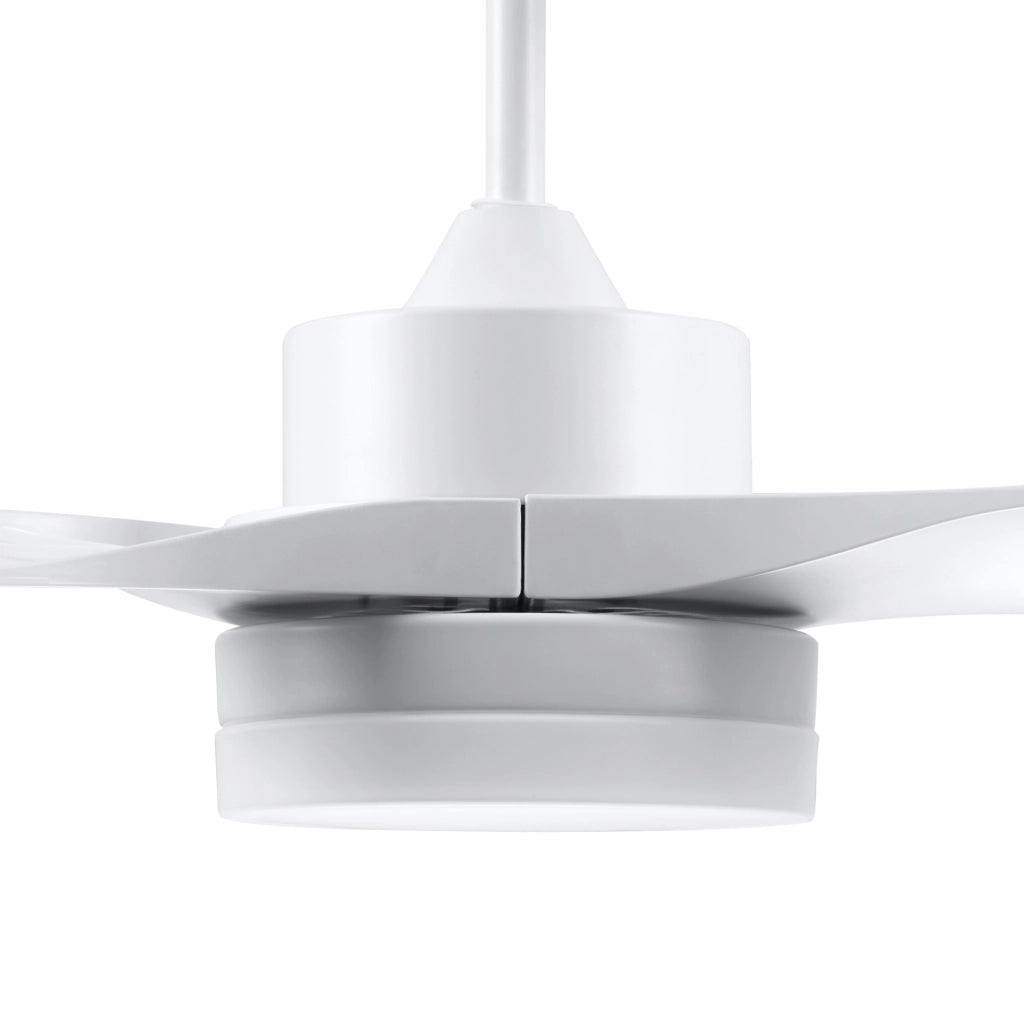 Ventilatore a Soffitto con Luce e Telecomando ¨C zephmum ¨C Bianco 132 cm