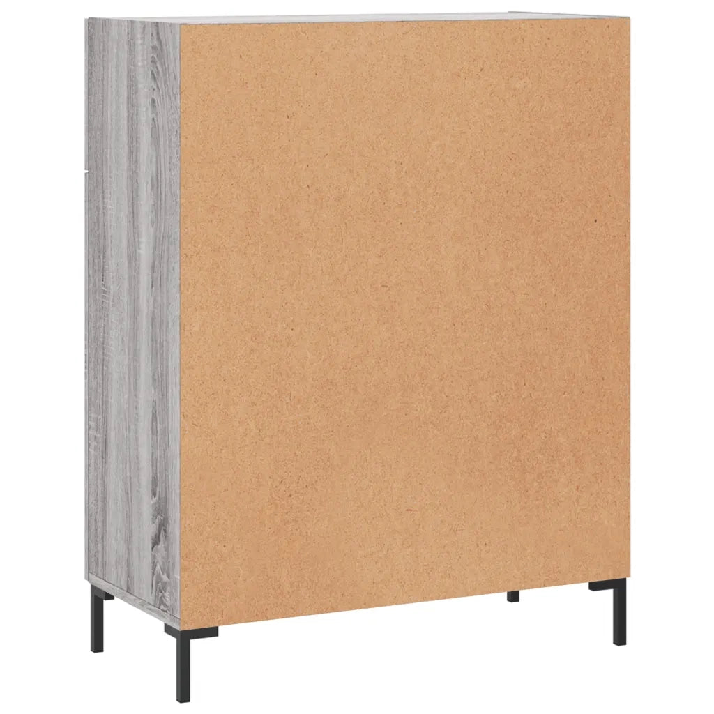 Credenza-Buffet-Armadio da cucina Grigio Sonoma 69,5x34x90 cm in Legno Multistrato 145786