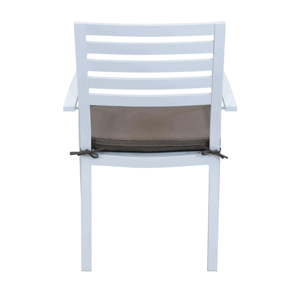 Poltrona da Giardino Impilabile in Alluminio cm 55 5x61x85 - DAVID