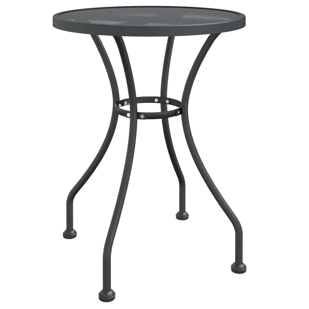 Set da Pranzo per Giardino 5pz Rete Metallica Espansa Antracite cod mxl 35730