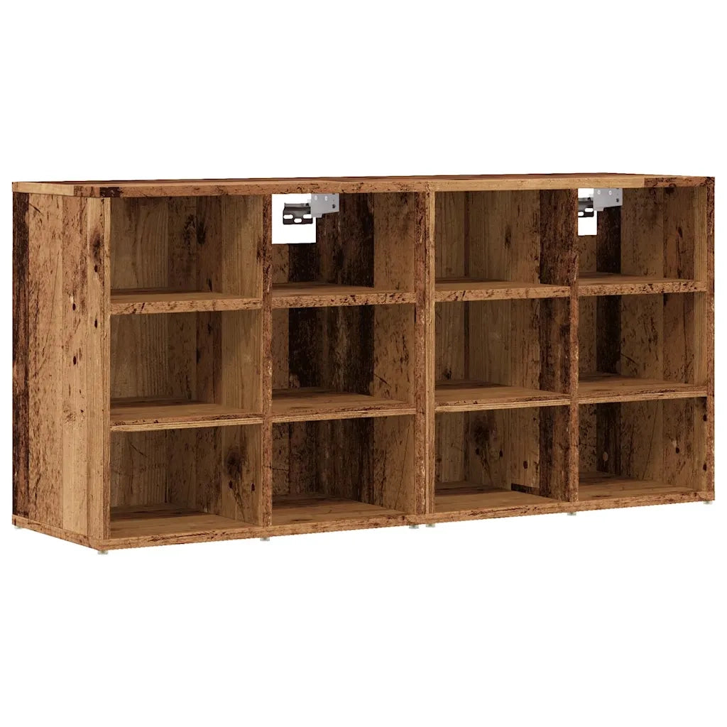 Scarpiere 2 pz Legno Antico 52x30x50 cm 857034