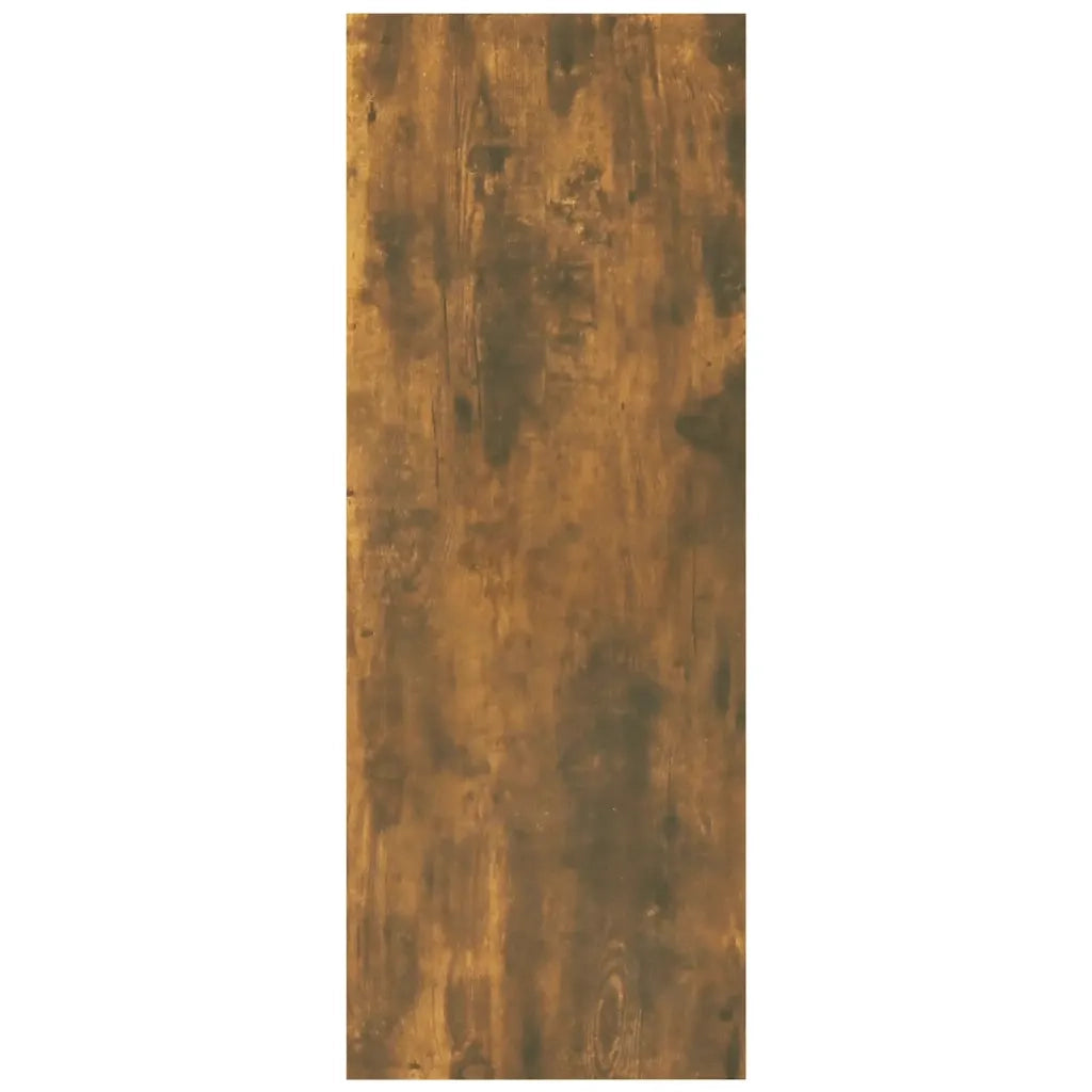Tavolino Consolle Rovere Fumo 78x30x80 cm in Legno Multistrato 815936
