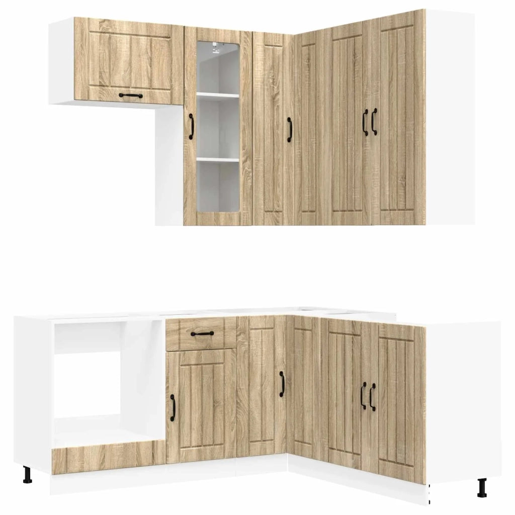 Unità Cucina LUCCA 8 pcs Rovere Sonoma Legno ingegnerizzato 3438403