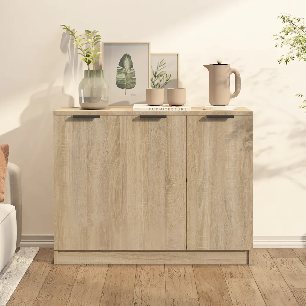 Credenza Rovere Sonoma 90,5x30x70 cm in Legno Multistrato 811190
