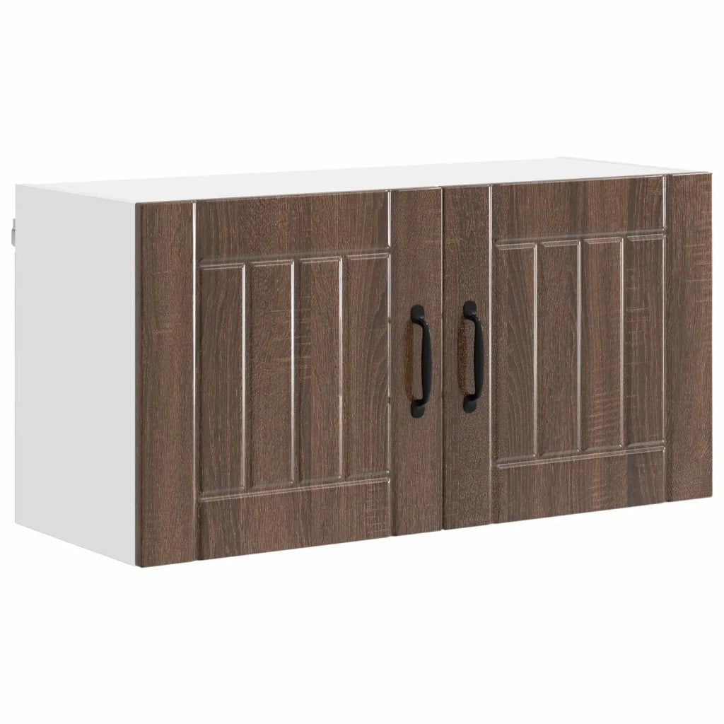 Armadietto a muro LUCCA Rovere Marrone 80 x 31 x 40 cm