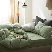 Set di coperte letto lussuose a effetto felpa in microfibra super soffice disponibile in diverse colori e misure