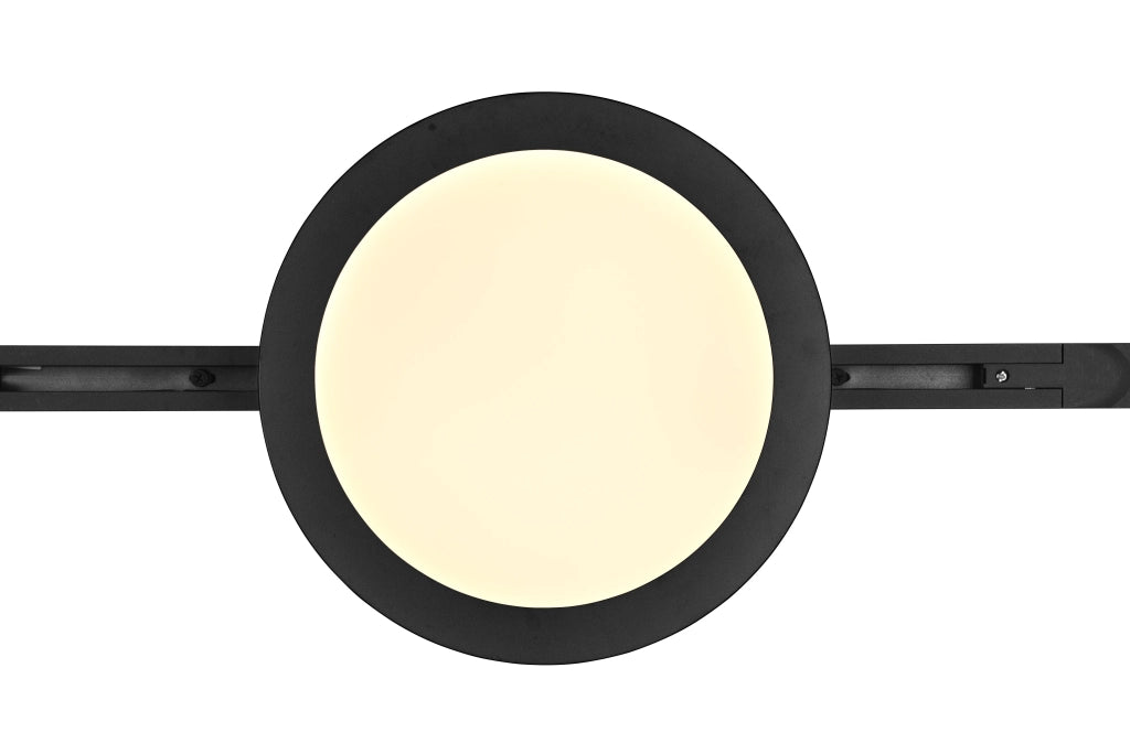 Plafoniera da Interno a led in Plastica Nero Opaco