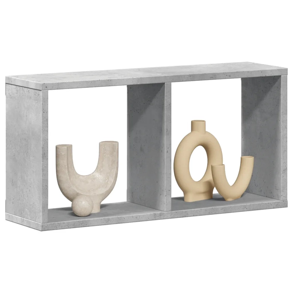 Mobile a Parete 60x16x30 cm Grigio Cemento in Legno Multistrato 854880