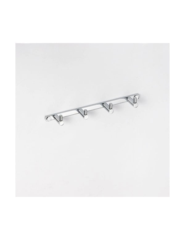 Appendiabiti quadruplo OMEGA in ottone cromato 41x4,5x4cm
