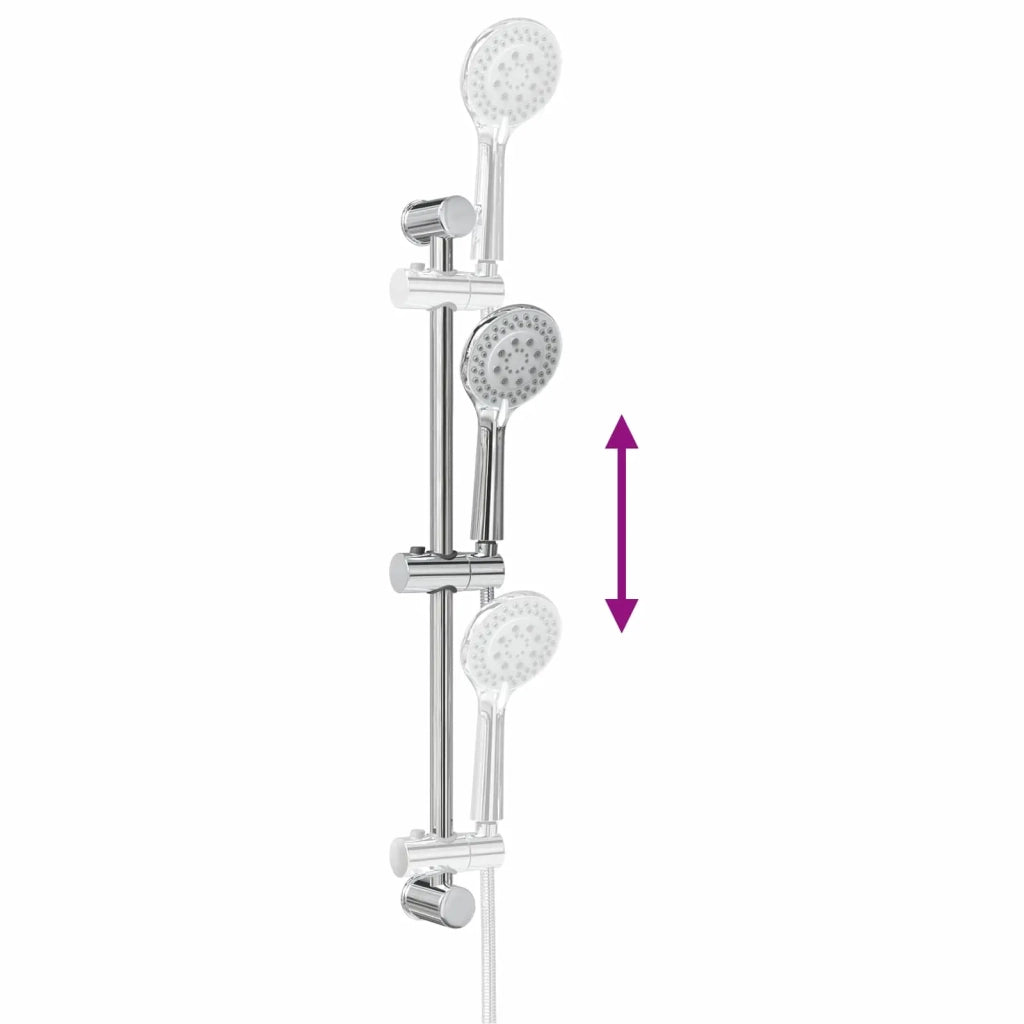 Set di Sistema Doccia Cromato 71 cm Acciaio Inox CFW3575962