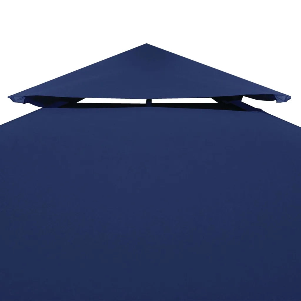 Copertura Superiore per Gazebo a 2 Strati 310 g/mÂ² 4x3 m Blu cod mxl 70704