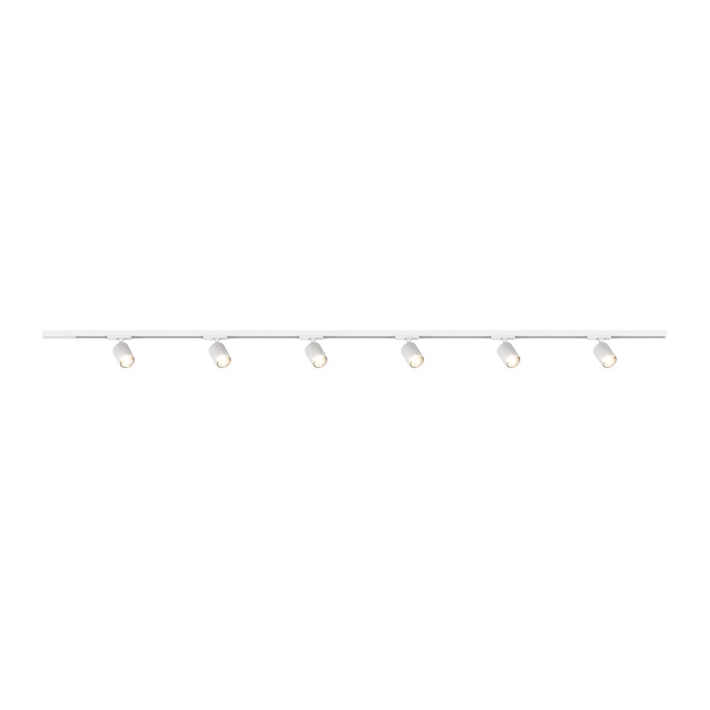 Kit Binario Moderno Mono Yari Kit Metallo Bianco 6 Luci Gu10