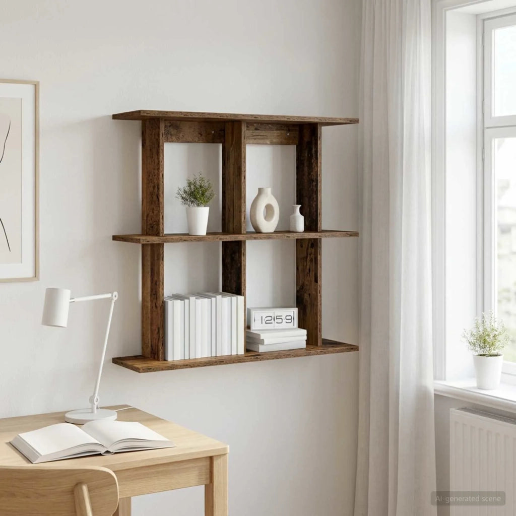 Scaffale da parete A parete Legno antico 80 x 20 x 75 cm 8012082