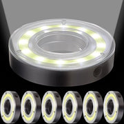 Set di 6 bandierine e pannelli LED per golf - Luci per buche da golf - Accessori per golf - Accessori per illuminazione campeggio - Gadget per golf notturno - Ideale per party di golf notturno - Campeggio - Eventi all'aperto - Atmosfera festiva