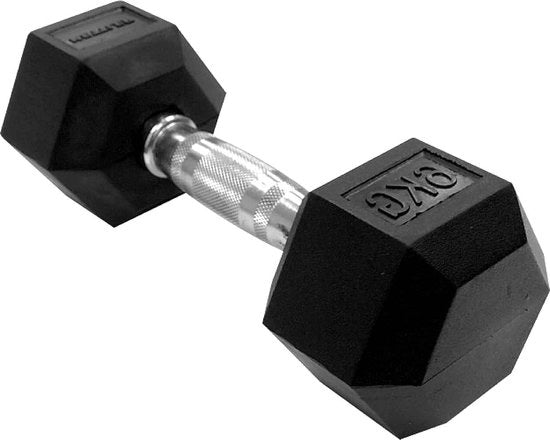 Set di manubri da allenamento 7 kg a due pezzi in verde scuro - Set da 2 pezzi