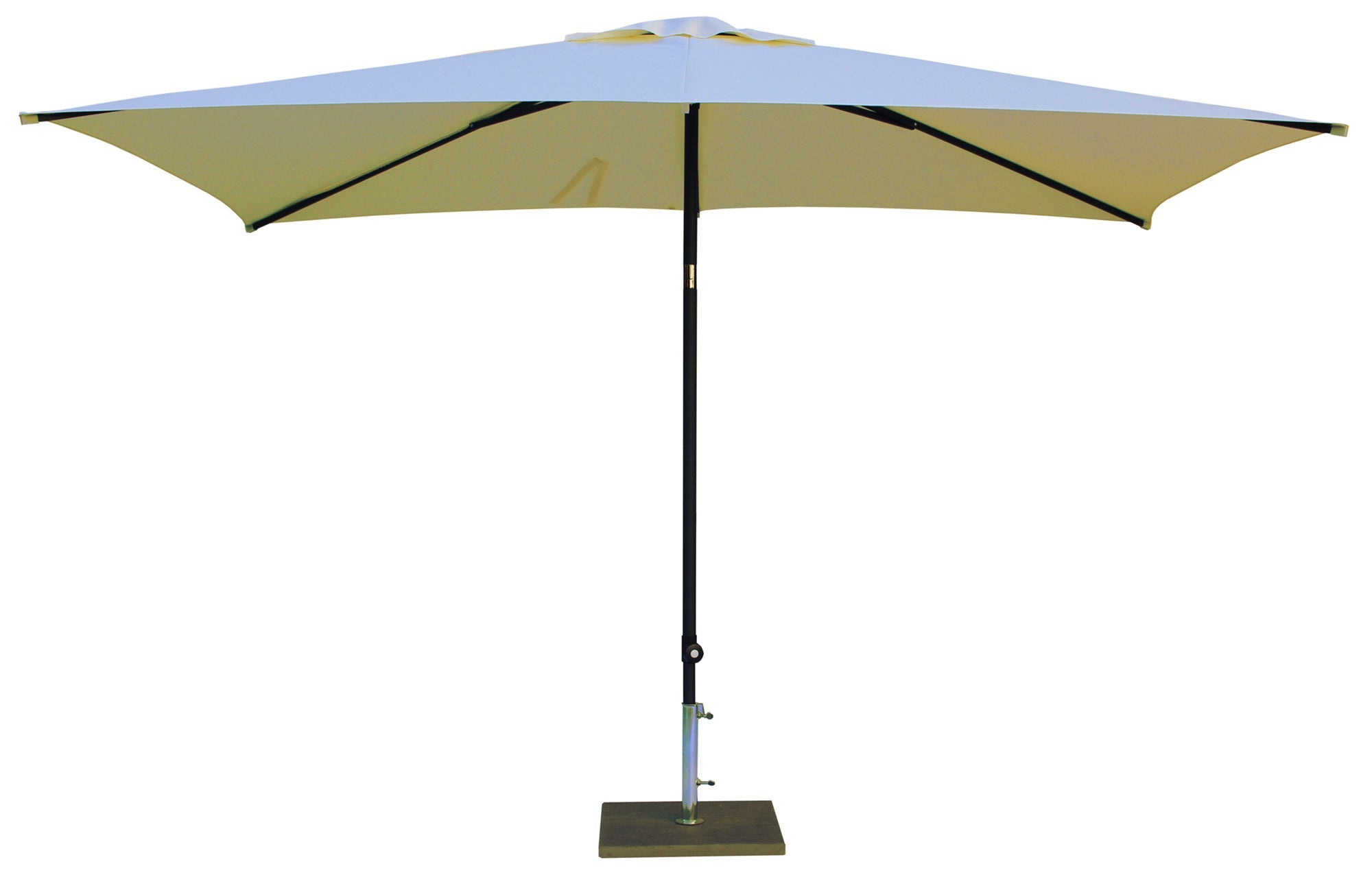 Ombrellone da Giardino 3x2 m Palo Ø35 mm in Alluminio Maffei Kronos Ecrù