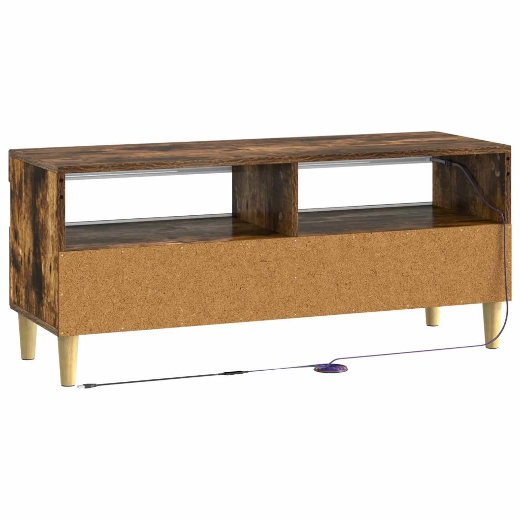 Mobile TV LED Rovere Fumo Legno ingegnerizzato 896770
