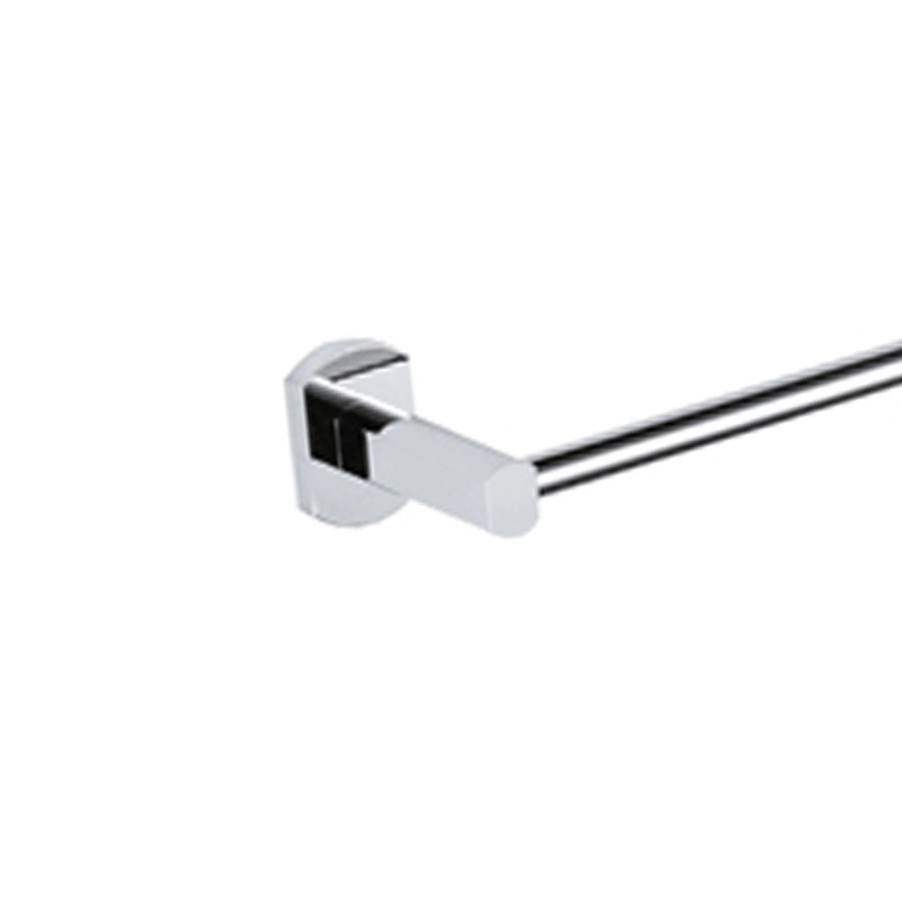 Portasalviette da muro 40 cm con supporti cromati - serie forma