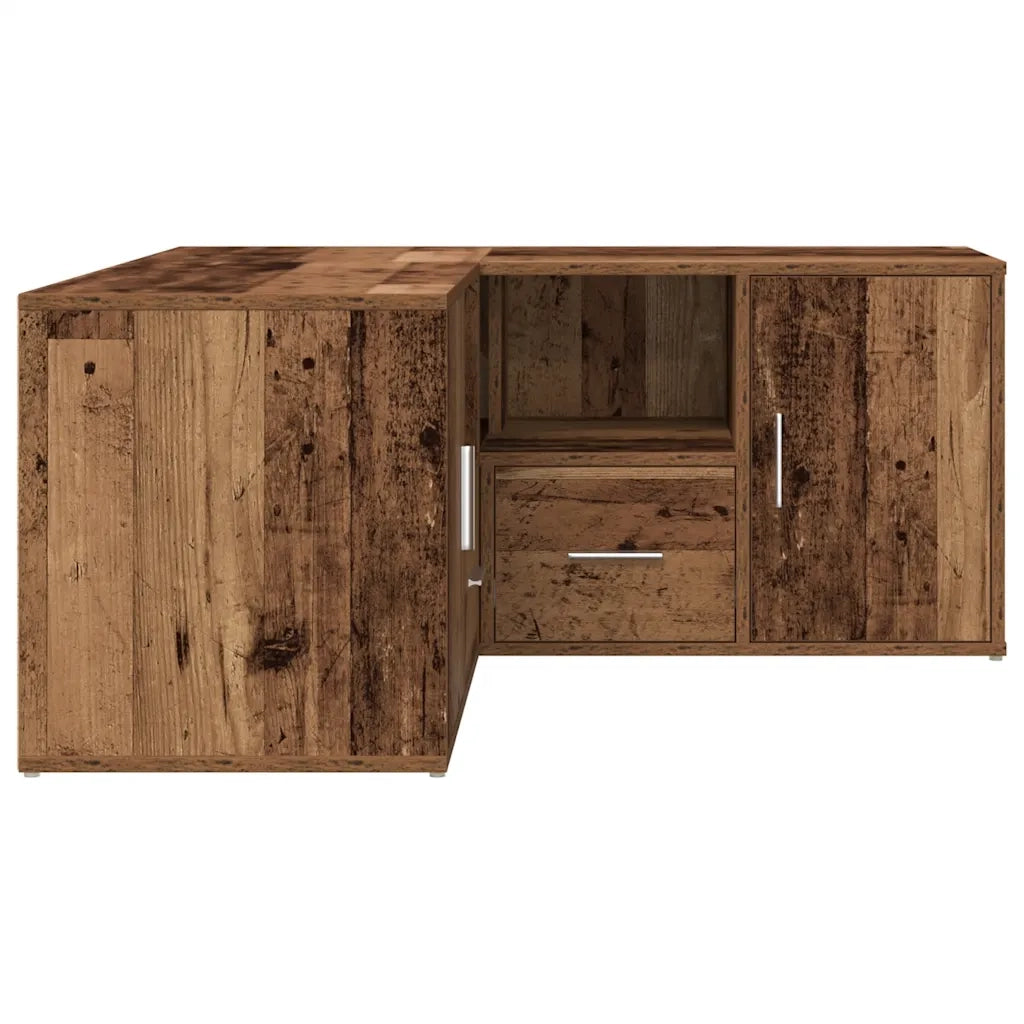 Mobile Angolare Legno Antico 160x40x45 cm in Truciolato