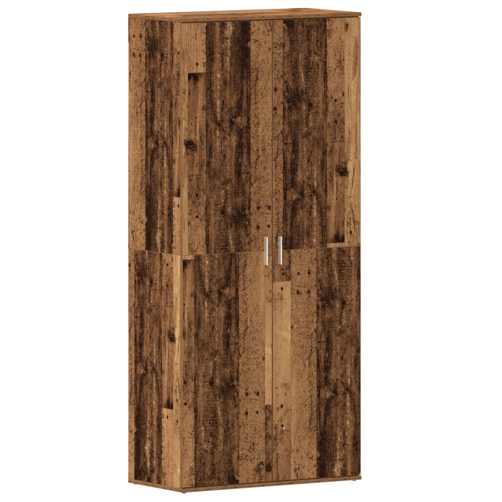 Mobile per Scarpe Legno Vecchio 80x39x180 cm Legno Ingegnierizzato