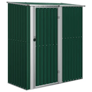 Casetta da giardino verde 180,5x97x209,5 cm in acciaio zincato CFW6024140