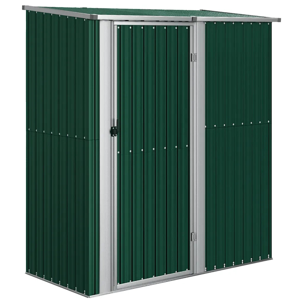 Casetta da giardino verde 180,5x97x209,5 cm in acciaio zincato CFW6024140
