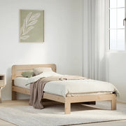 Letto senza Materasso-Struttura Letto 90x200 cm in Legno Massello di Pino 715444