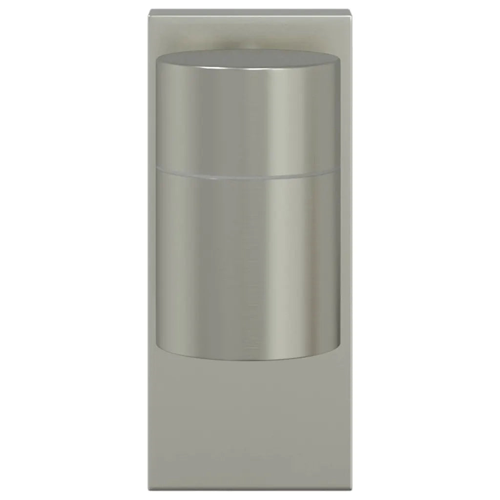 Lampada da Parete Esterna 2 pz Argento 6,5 x 10,5 x 16 cm CFW7786741