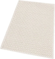 Tappeto Camera Scendiletto Bagno 60x95 cm Puro Cotone Lavabile Elegante Assorbente A Pois