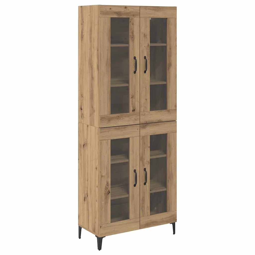 Credenza-Buffet-Armadio da cucina Rovere artigianale 69,5 x 34 x 180 cm 141008