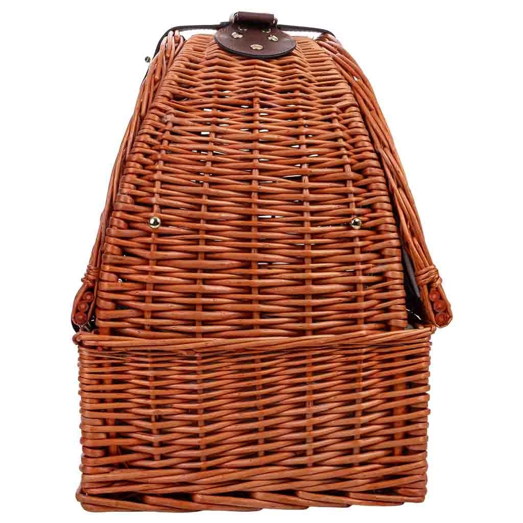Cestino da picnic per 2 persone, marrone, 40x28x14/40h cm