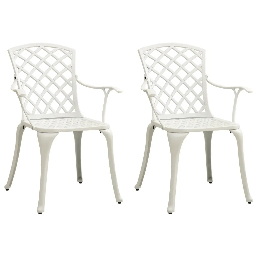 Set da Bistrot 3 pz in Alluminio Pressofuso Bianco cod mxl 35808