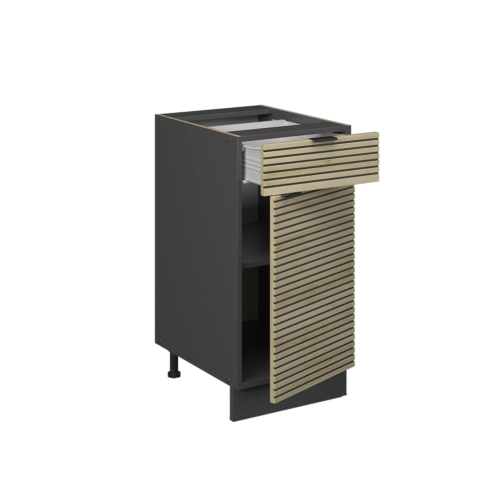 Vicco Mobiletto base per cucina Pannello in quercia 40 cm senza piano di lavoro