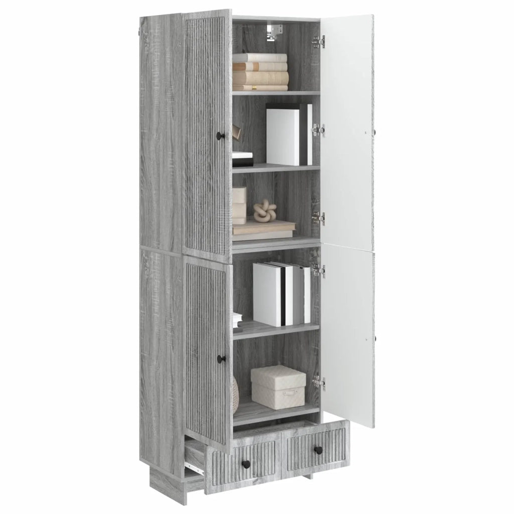 Set di armadi 2 pcs Sonoma grigio 66 x 34,5 x 95 cm 3416355