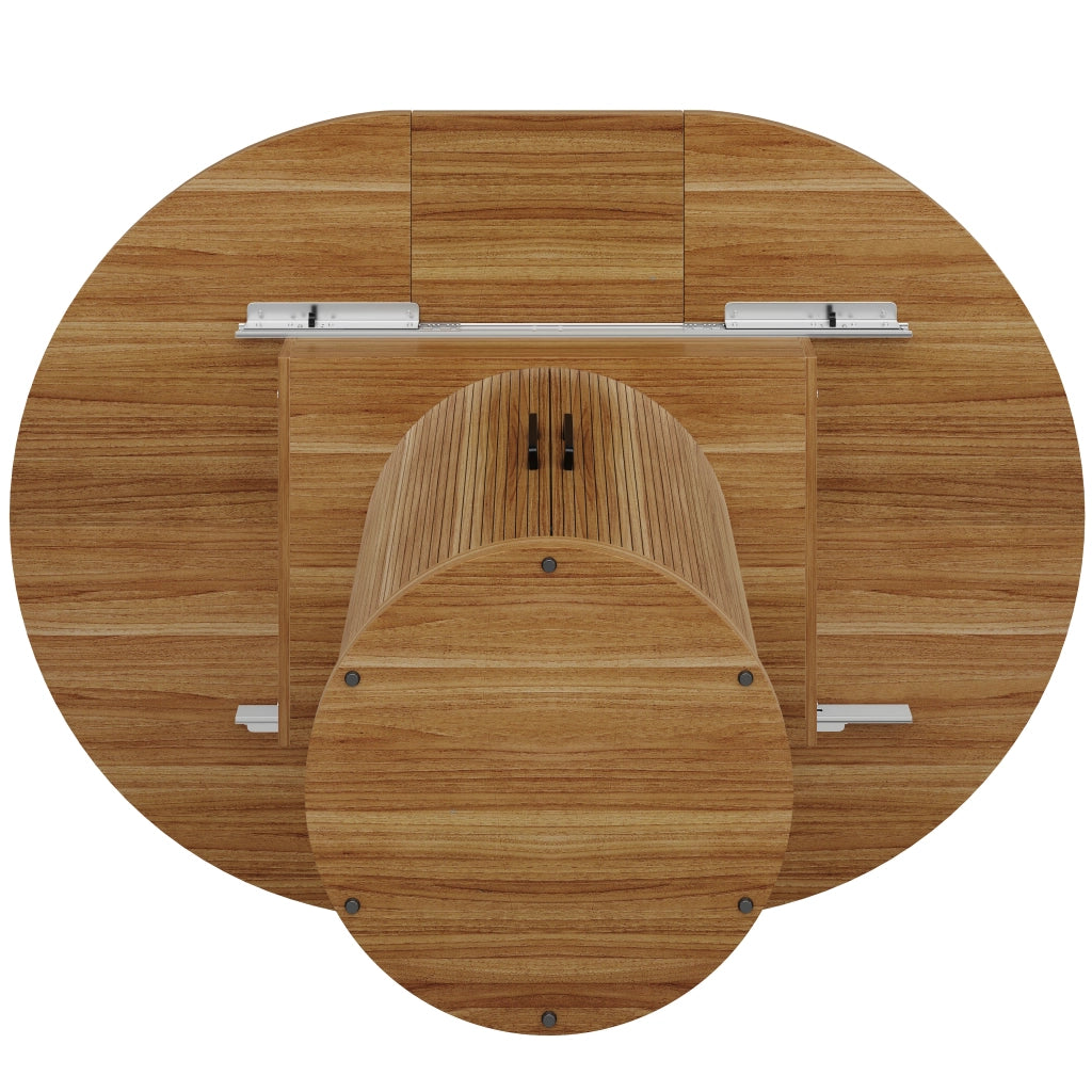 TAVOLO DA PRANZO ALLUNGABILE 118-158 cm NOCE MDF