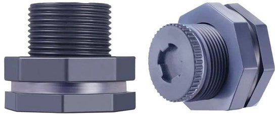 Flessi di Schott - 2 pezzi - PVC - Duraturo - Per serbatoi d'acqua/vasche/aquari - Con imballaggio di sigillazione a silicio