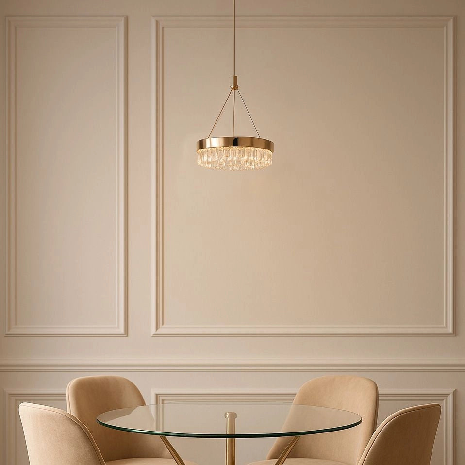 Lampada A Sospensione Led Lhj097-cp Gold