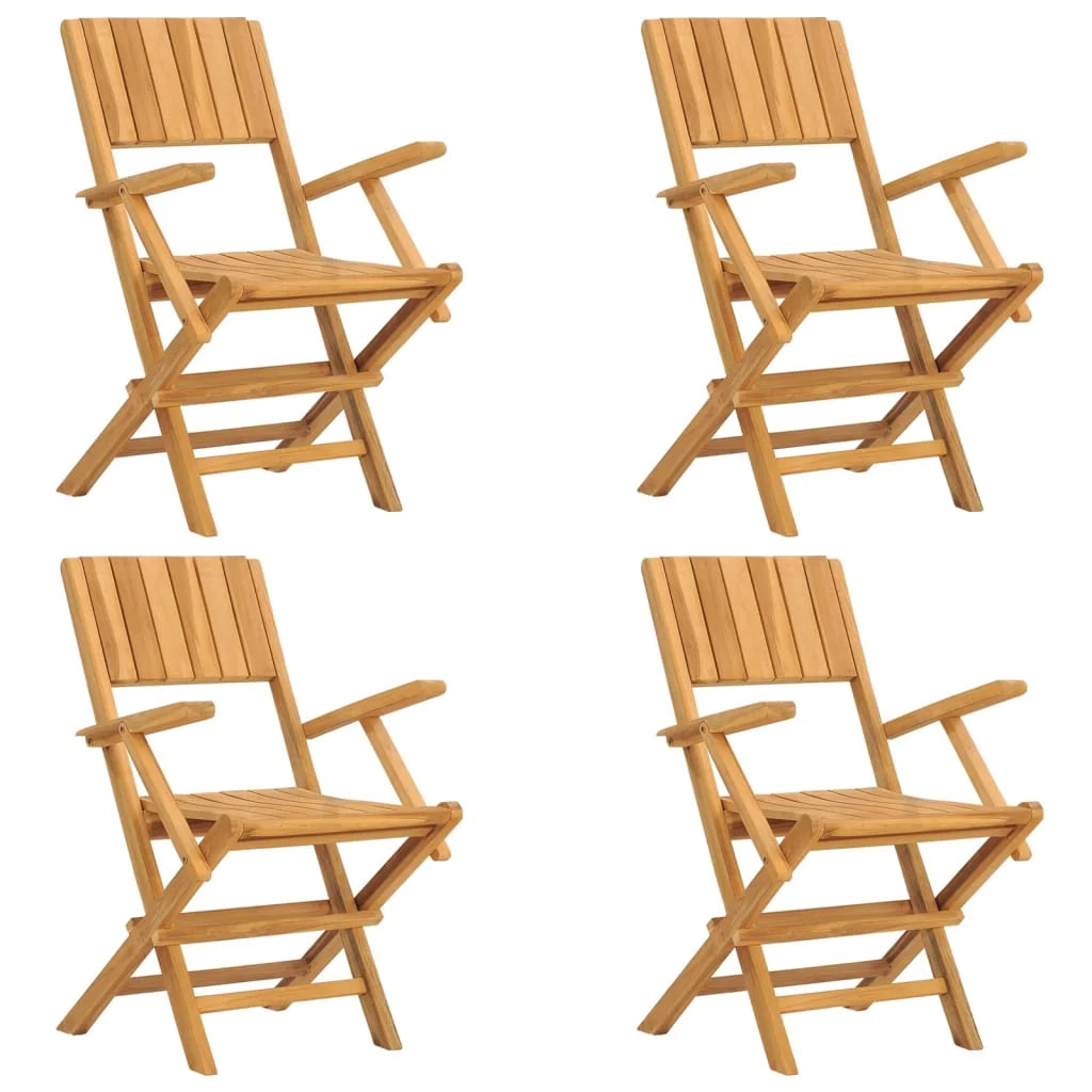 Set da pranzo da esterno/mobili da giardino in legno massello di teak da 5 pezzi 02_0014301