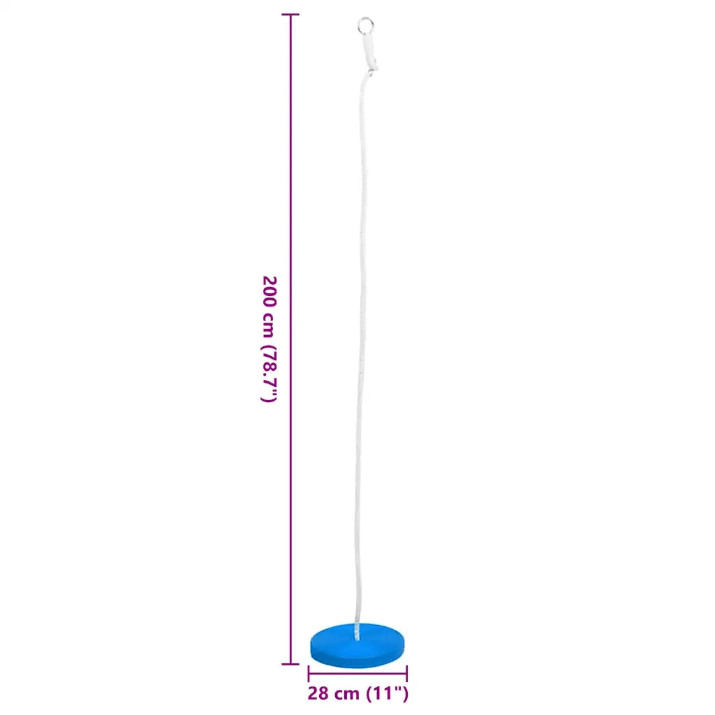 Altalena con Piattaforma 200 cm Blu 93148