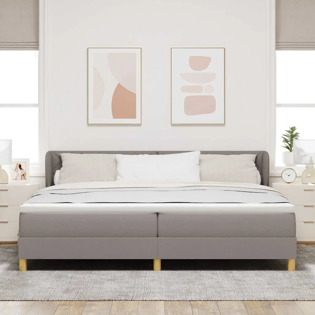 Letto a molle con materasso Talpa 200 x 200 cm Tessuto 3340301