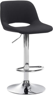 Barhocker Camden Stoff chrom