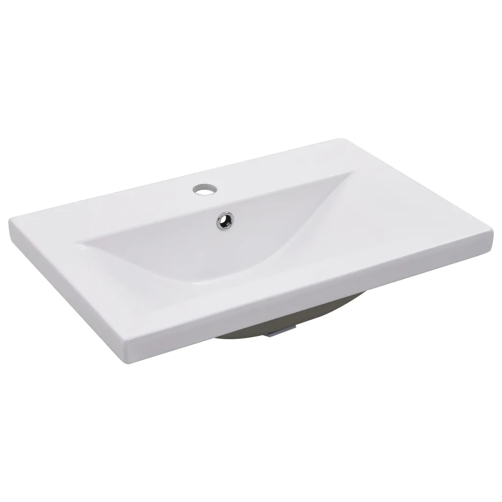 Set Mobili da Bagno 4 pz Grigio Cemento in Legno Multistrato 3324886