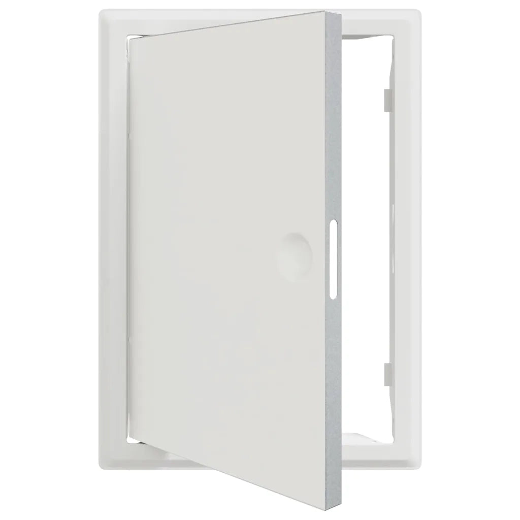 vidaXL Pannello di Accesso Bianco 30 x 40 cm Acciaio
