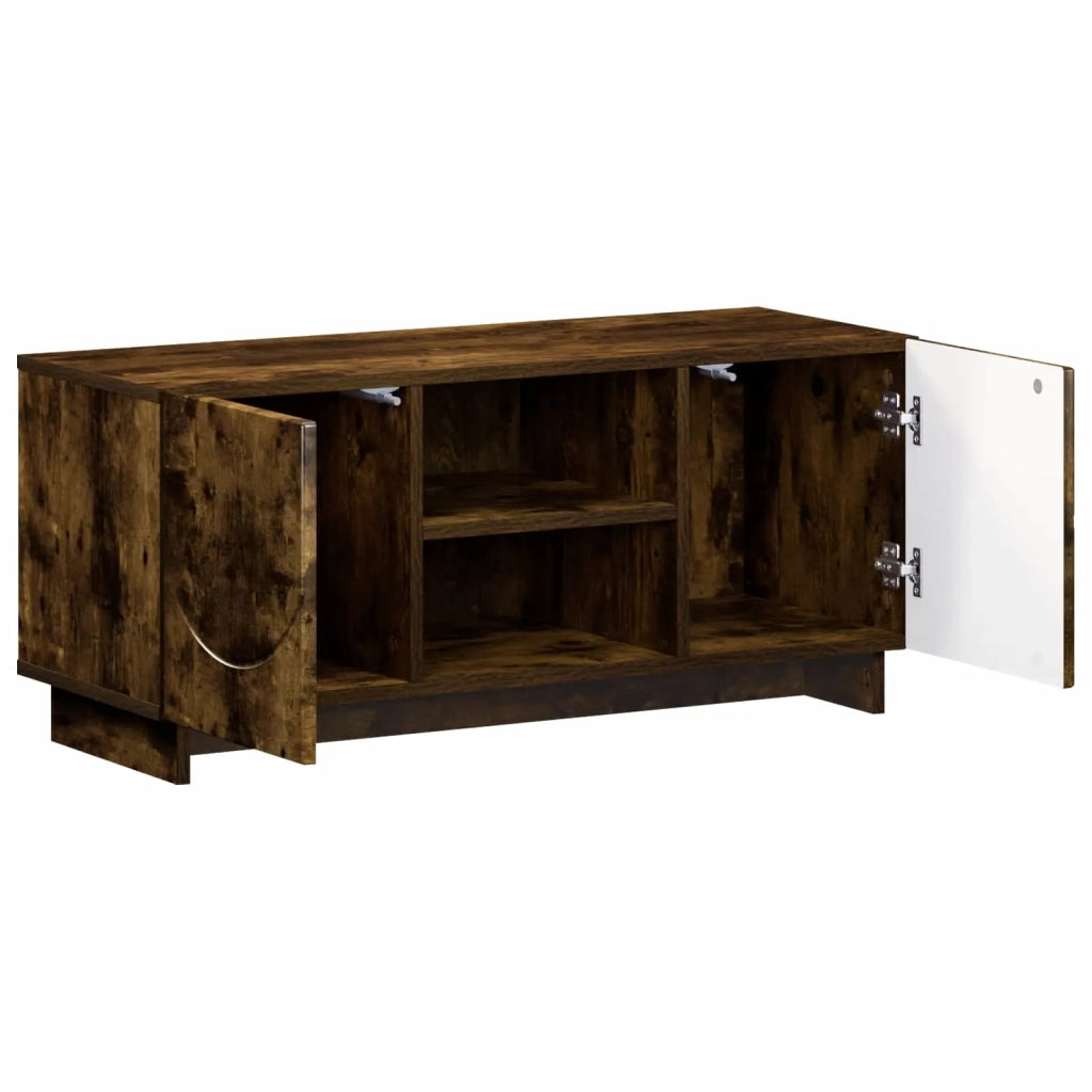 Supporto TV 90 x 34.5 x 40 cm Rovere Fumo Legno ingegnerizzato 8011482
