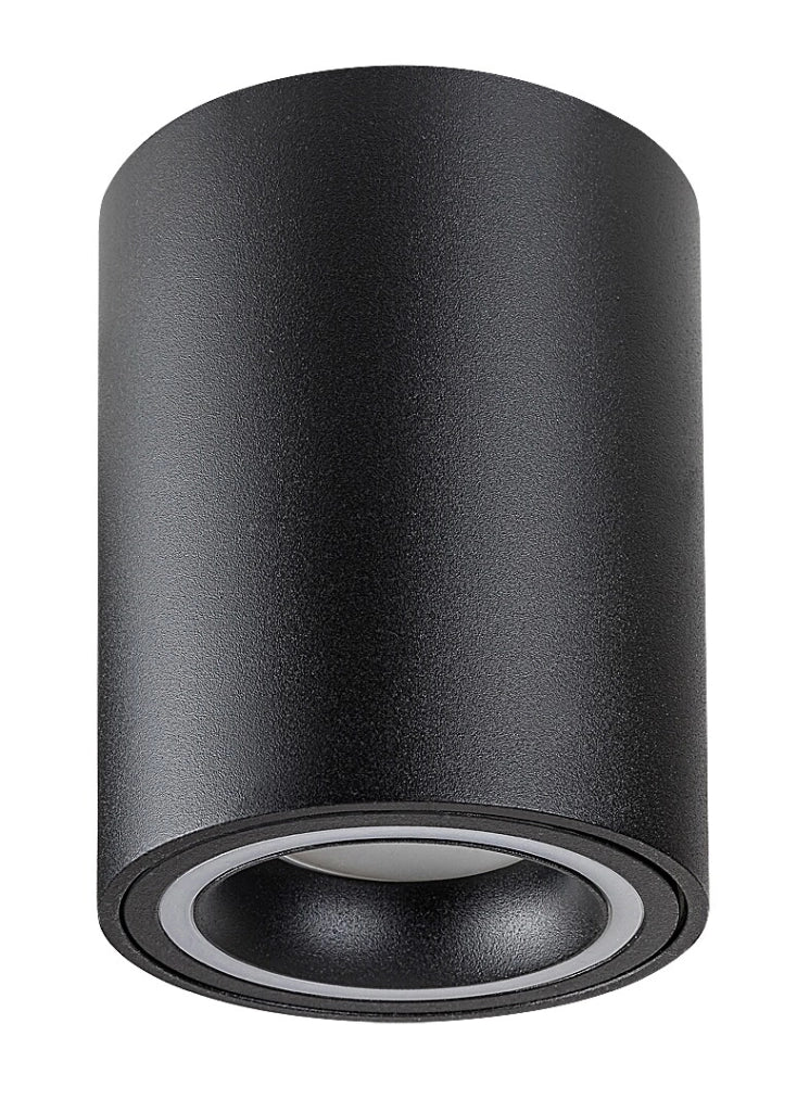 Spot da soffitto moderno nero tondo GU10 Rabalux Kobald
