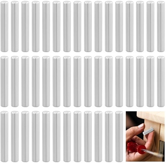 Penne a cilindro 44 pezzi - Sostegni a cilindro per tavole - Pennelli a supporto per tavole - Sostegni per pavimento - Materiale pennello - Acciaio inossidabile 304