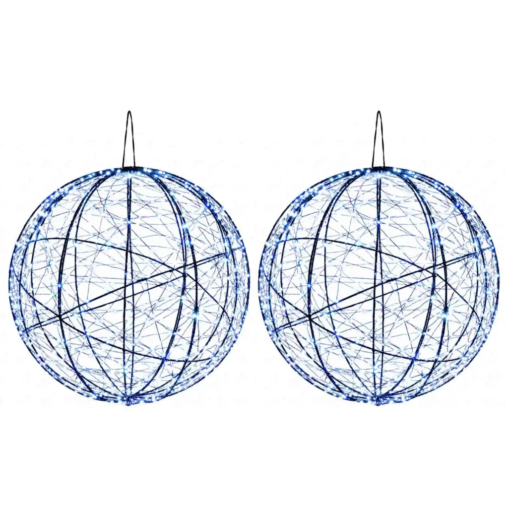 Luce a punta di Natale 2 pz 1000 LED Blu Diametro 40 x 42 cm 42049789