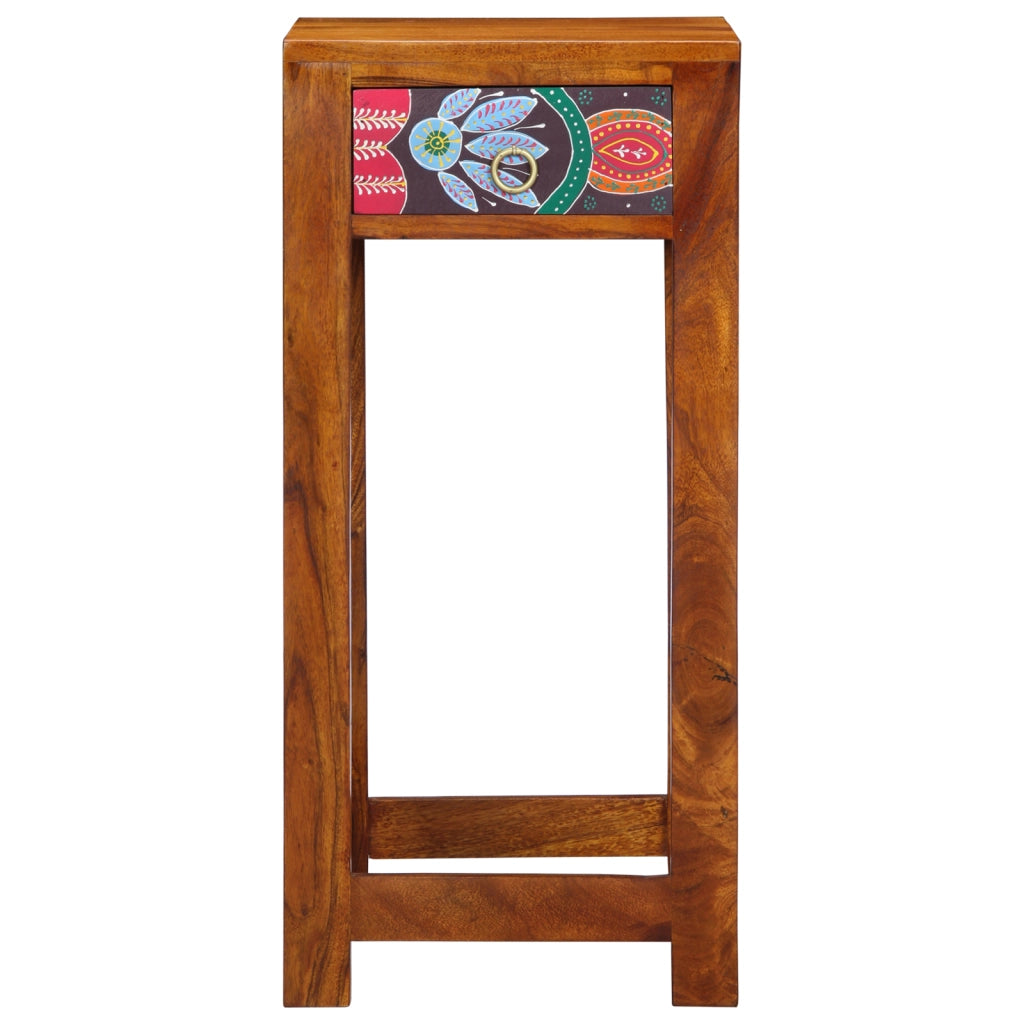 Supporto per Telefono 35x35x75 cm Legno Massello di Acacia