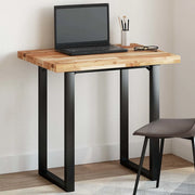 Piano Tavolo Rettangolare 80x60x4cm in Legno Massello di Acacia 4008858